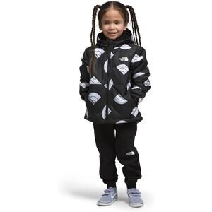 NWT THE NORTH FACE Boys Reversible Mount Chimbo Full Zip Hooded Jacket,Black-2